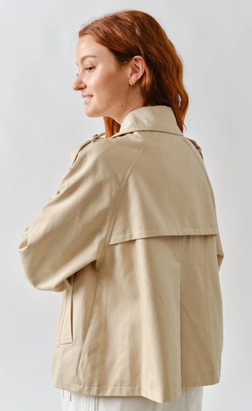 Double Breasted Trench Jacket