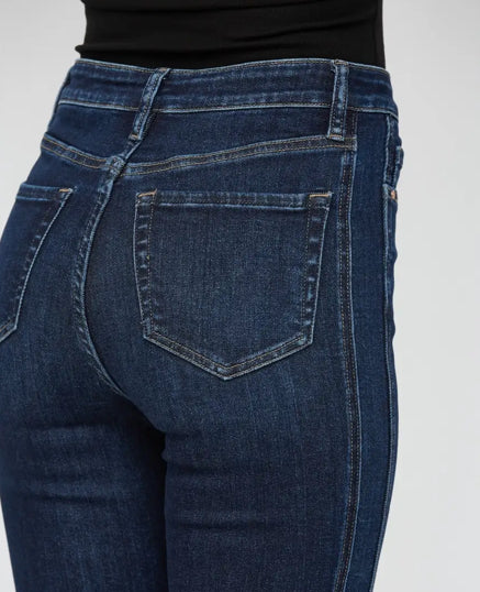 Side Panel Crop Skinny Jean