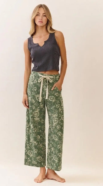 Floral Printed Straight Leg pant