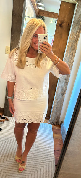 Day Embroidered Linen Top