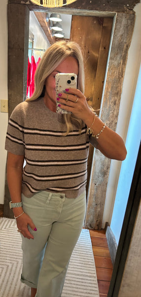 Gatewood Stripe Sweater Tee