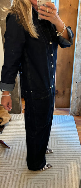 Relaxed Denim Jumpsuit