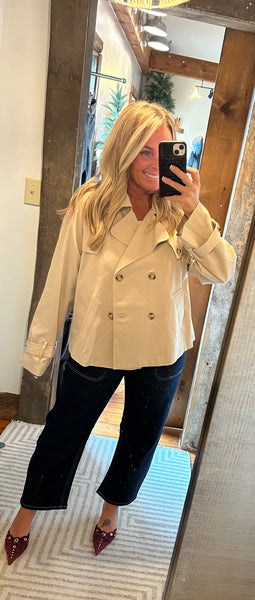 Double Breasted Trench Jacket