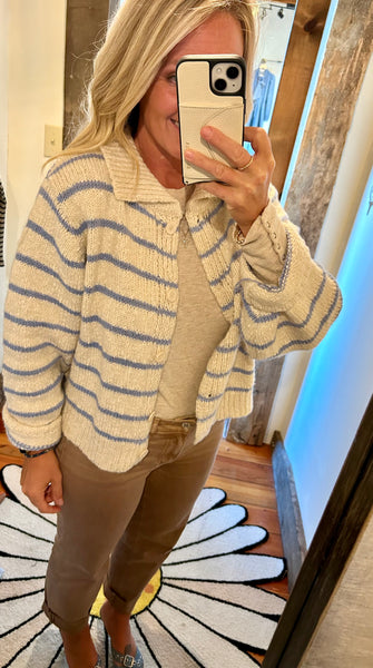 Striped Cardigan