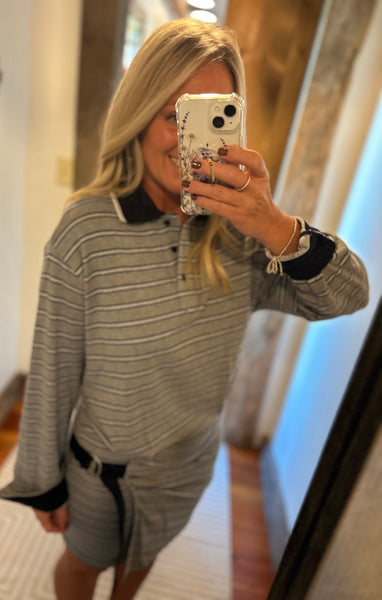 Sabine Stripe LS Dress