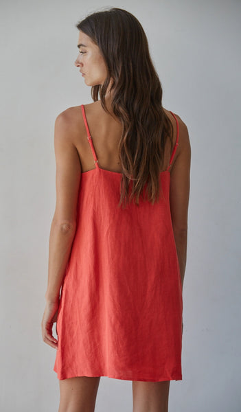 Clara Linen Mini Dress