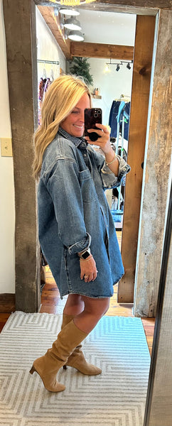 Lexi Denim Shirt Dress