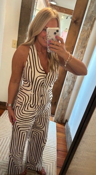 Haley Patterned Vest