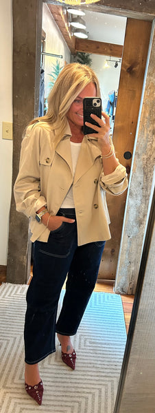Double Breasted Trench Jacket