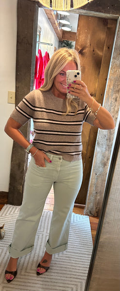 Gatewood Stripe Sweater Tee