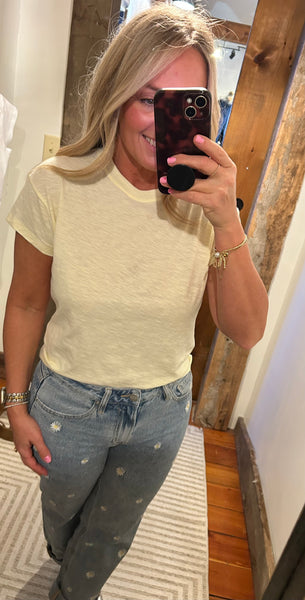 Modern Slub Tee - The Green Shelf Boutique