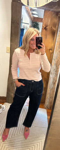 Ferris Striped Henley