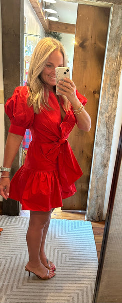 Clara Tie Mini Dress