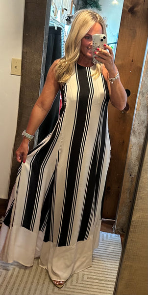 Sicily Stripe Maxi Dress