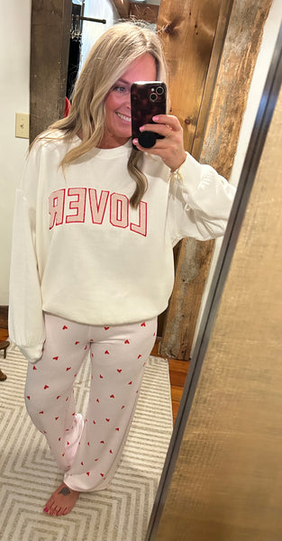 Oversized Lover Sweatshirt - The Green Shelf Boutique