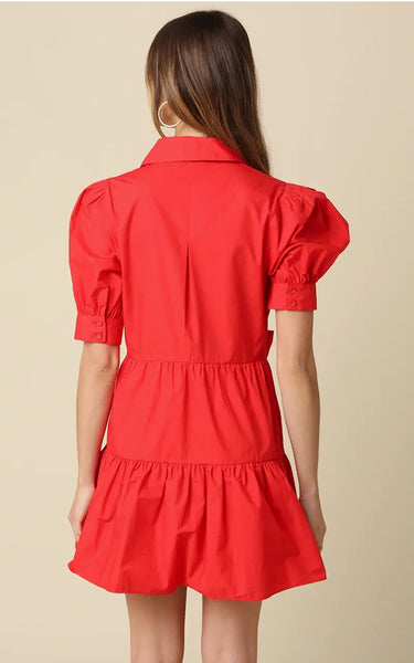 Clara Tie Mini Dress