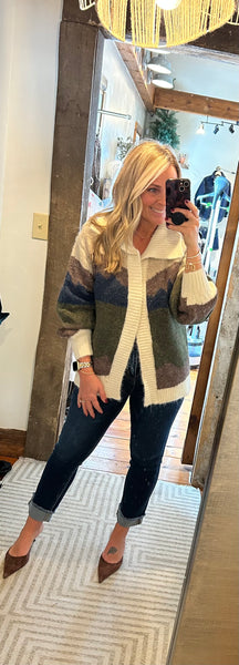 Landscape Intarsia Cardi