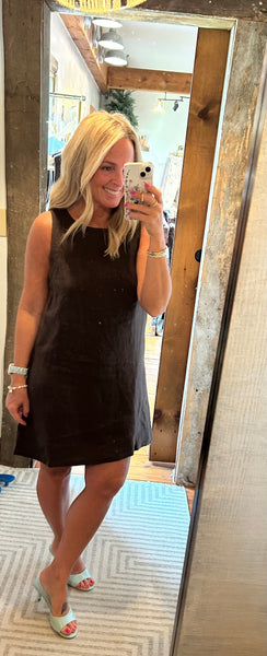 Lena Linen Mini Dress
