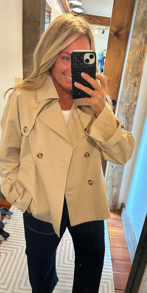 Double Breasted Trench Jacket
