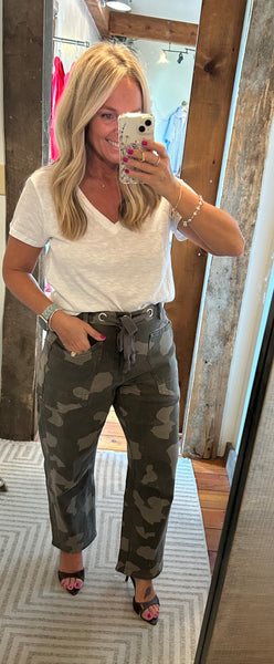 Camo Belted Jean