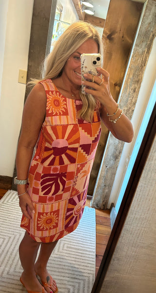 Sunny Linen Mini Dress