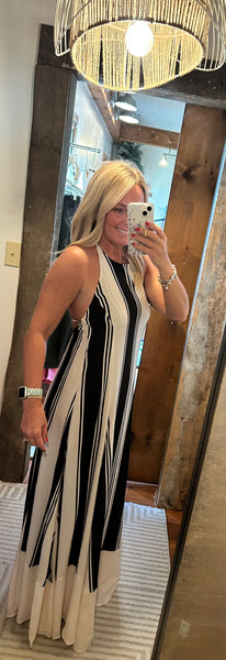 Sicily Stripe Maxi Dress
