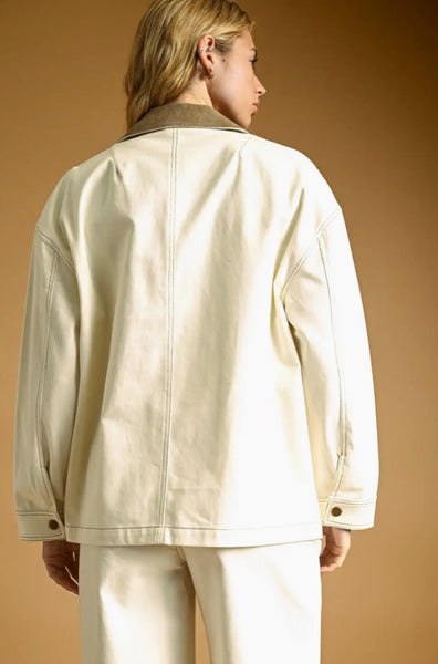 Corduroy Collar Barn Jacket