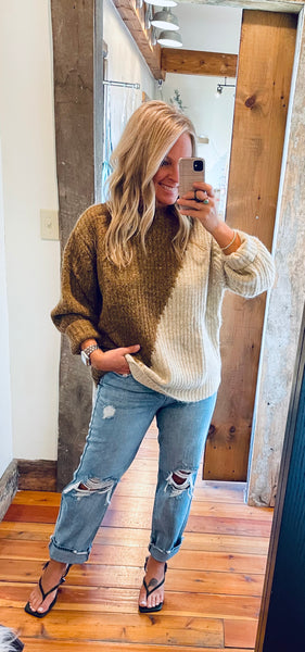 Reese Colorblock Sweater