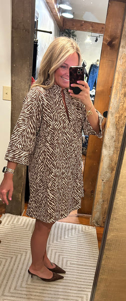 City Safari Dress - The Green Shelf Boutique