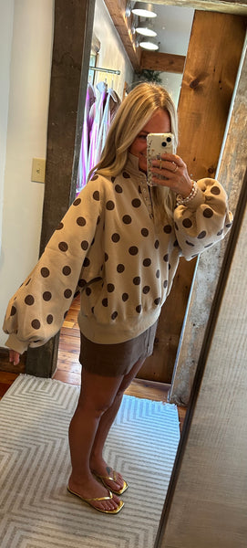 Piper Polka Dot Pullover