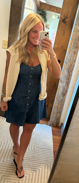 Angel Eyes Denim Dress