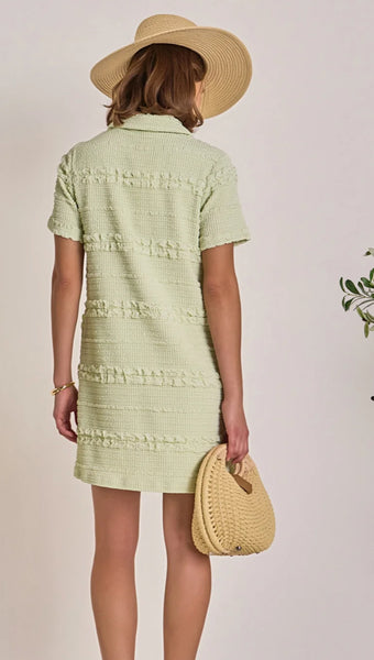 Textured Mini Dress - The Green Shelf Boutique