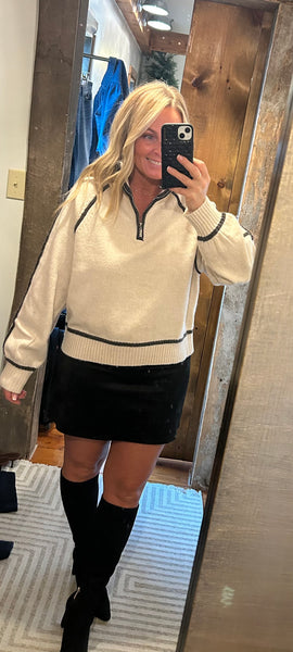 Alps Quarter Zip Sweater