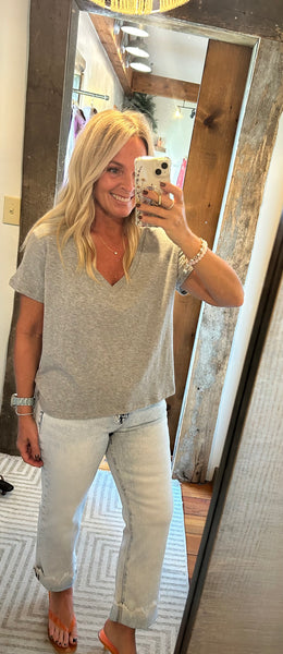 Nomad Slub V Neck Tee