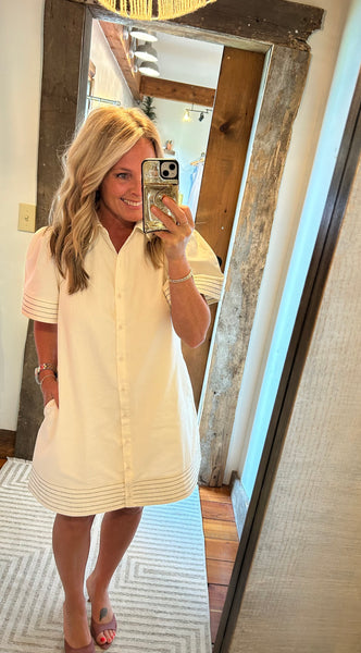 SS Button Down Dress