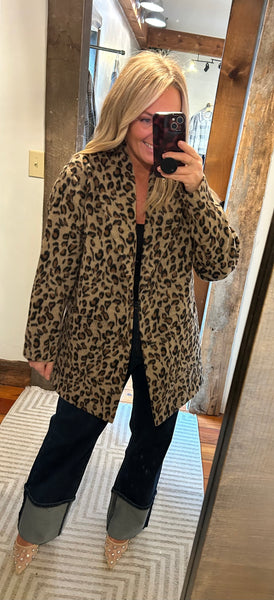 Lennon Oversized Leopard Coat