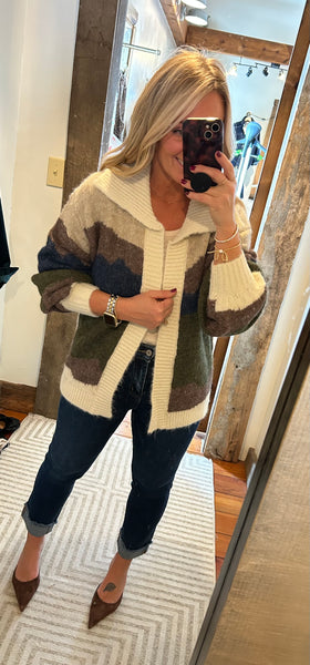 Landscape Intarsia Cardi