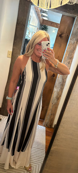 Sicily Stripe Maxi Dress