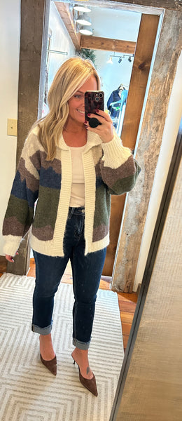 Landscape Intarsia Cardi