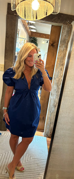 Hayden Poplin SS Dress