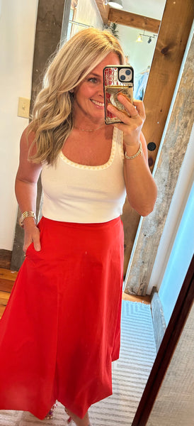 Regal Rose Maxi Skirt