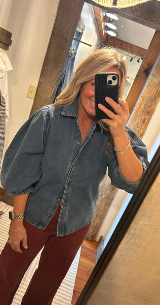 Frankie Denim Top