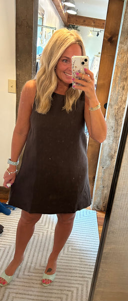 Lena Linen Mini Dress