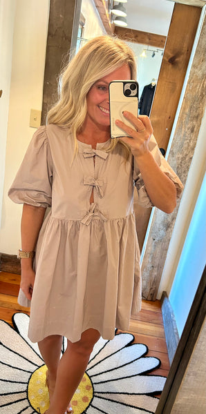 Poplin Mini Dress