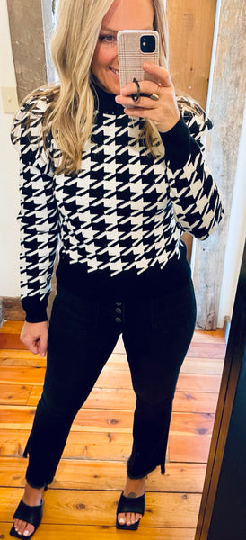 Miranda Houndstooth Sweater