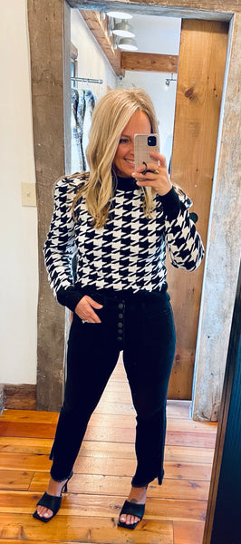Miranda Houndstooth Sweater