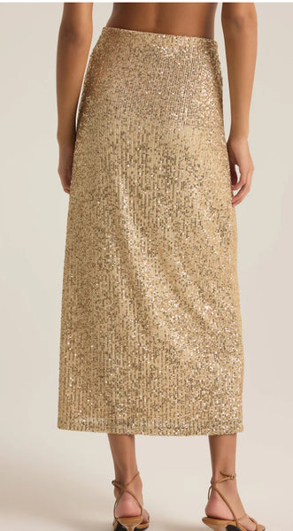 Saturn Sequin Midi Skirt