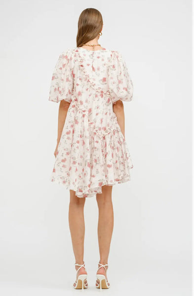 Isabelle Rose Print Dress