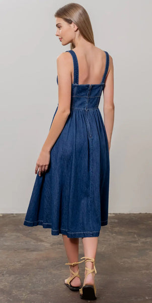 Denim Midi Dress