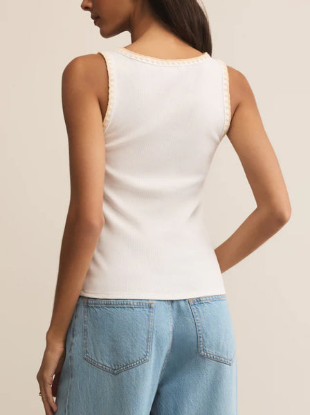 Jaidynn Whipstitch Rib Tank